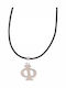 Kostibas Fashion Monogram "Φ" from Gold Plated Steel
