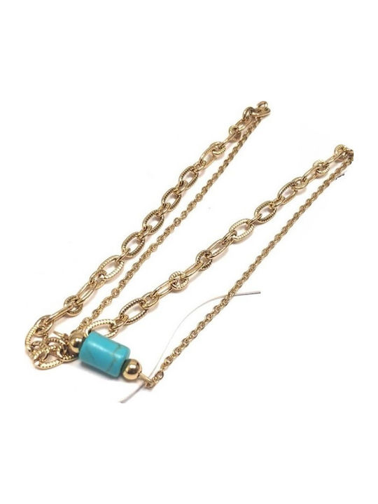 Karma Gifts Gold Plated Stainless Steel Anklet ...