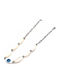 Karma Gifts Stainless Steel Anklet with Pearls