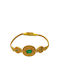 Dimiourgiko Vildiridis Bracelet with design Byzantine made of Gold 18K