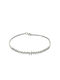 Dimiourgiko Vildiridis Bracelet Riviera made of White Gold 14K with Zircon