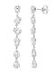 Victoria Cruz Earrings made of Silver with Stones