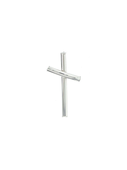 Xryseio Women's White Gold Cross 18K