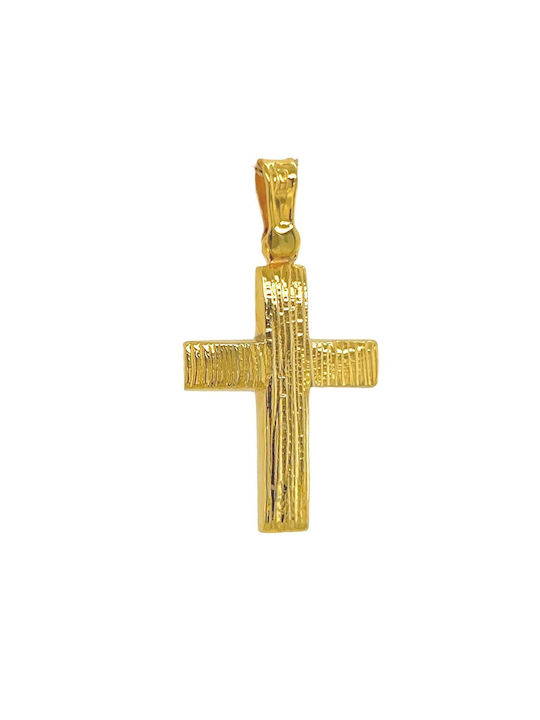 Xryseio Damen Gold Kreuz 14K