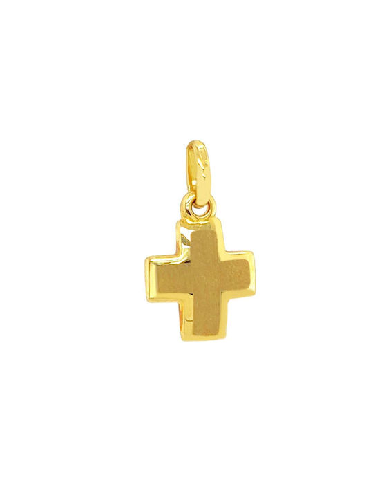 Xryseio Damen Gold Kreuz 18K