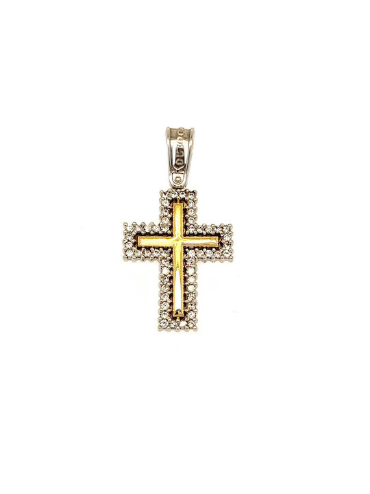 Xryseio Damen Gold Kreuz 14K