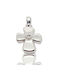 Mentzos White Gold Cross 14K