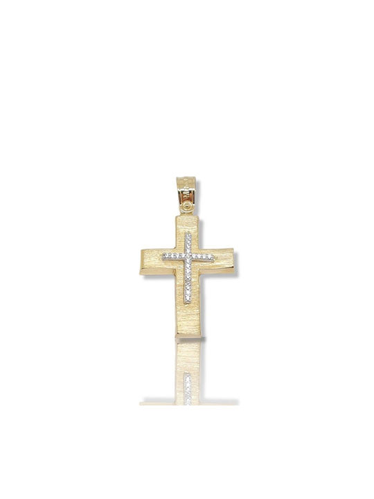 Mentzos Gold Cross 14K