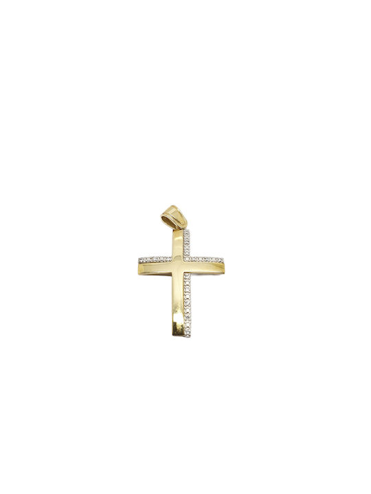 Mentzos Gold Cross 14K