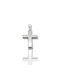 Mentzos White Gold Cross 14K