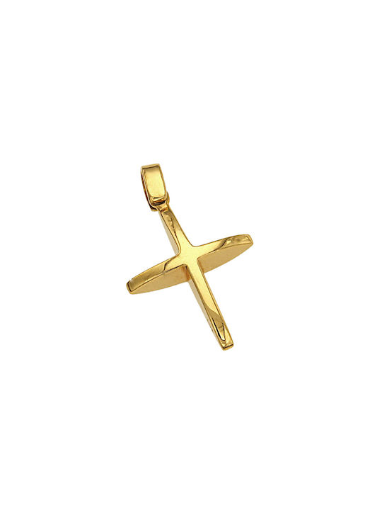 Dimiourgiko Vildiridis Herren Gold Kreuz 18K