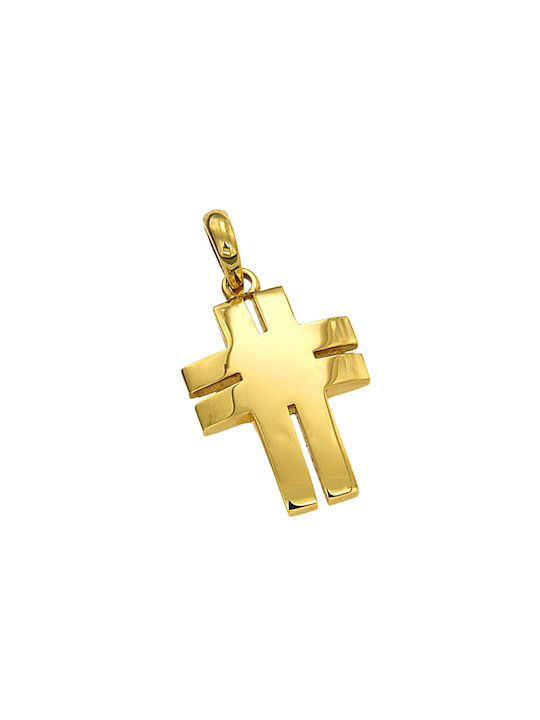 Dimiourgiko Vildiridis Men's Gold Cross 18K