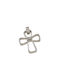 Dimiourgiko Vildiridis Women's White Gold Cross 18K