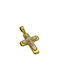 Dimiourgiko Vildiridis Men's Gold Cross 14K with the Crucified