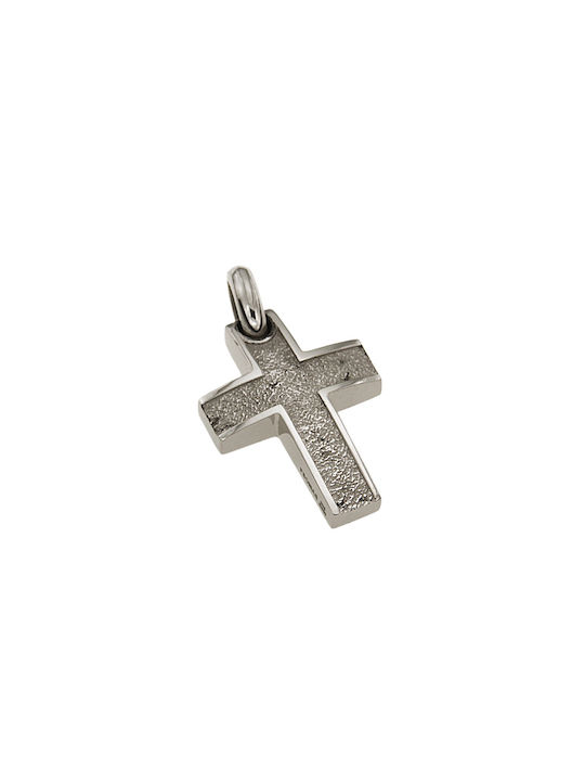 Dimiourgiko Vildiridis Herren Weißgold Kreuz 14K