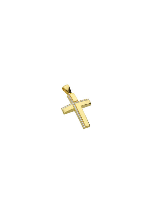 Dimiourgiko Vildiridis Women's Gold Cross 14K