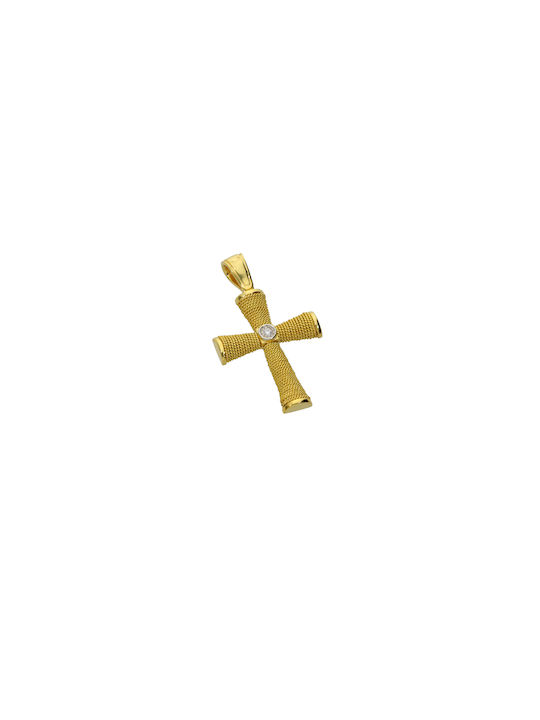 Dimiourgiko Vildiridis Women's Gold Cross 14K