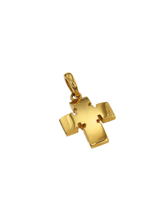 Dimiourgiko Vildiridis Herren Gold Kreuz 18K