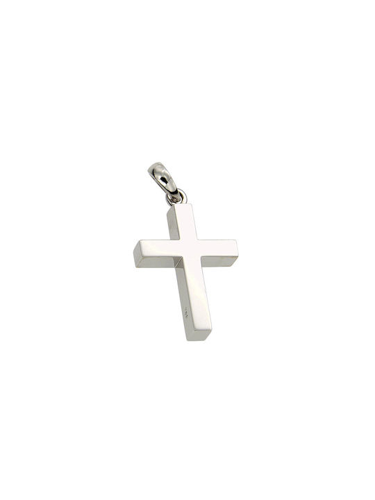 Dimiourgiko Vildiridis Men's White Gold Cross 18K