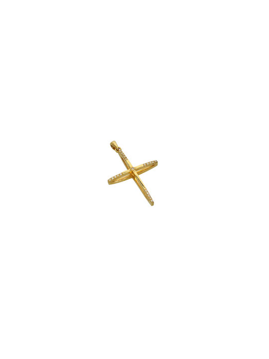 Dimiourgiko Vildiridis Gold Kreuz 18K