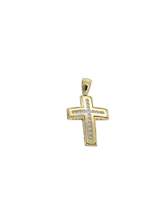 Dimiourgiko Vildiridis Women's Gold Cross 14K