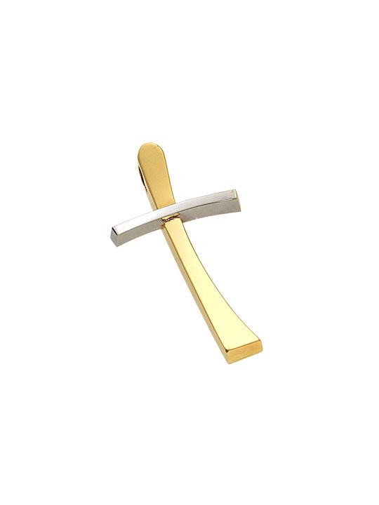 Dimiourgiko Vildiridis Herren Gold Kreuz 18K