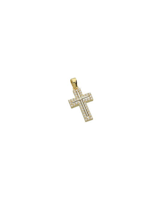 Dimiourgiko Vildiridis Women's Gold Cross 14K