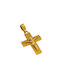 Dimiourgiko Vildiridis Men's Gold Cross 14K with the Crucified