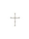 Dimiourgiko Vildiridis Women's White Gold Cross 18K