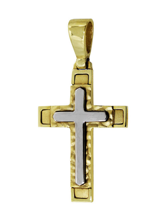 Roloi Kaliamanis Herren Gold Kreuz 14K