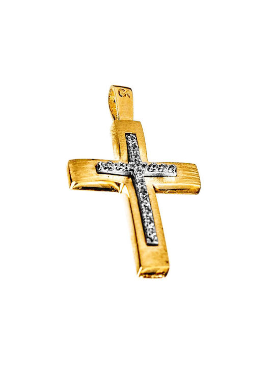 Gatsa Damen Gold Kreuz 14K