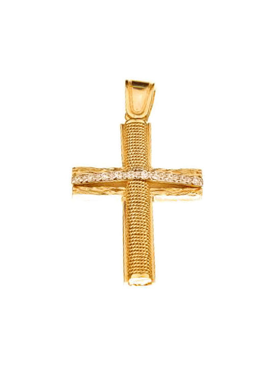 Gatsa Women's Gold Cross 14K