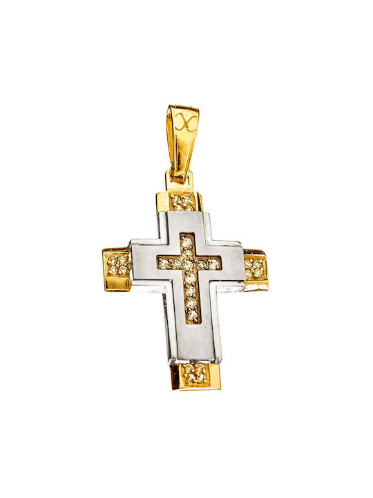 Gatsa Damen Gold Kreuz 14K