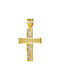 Gatsa Women's Gold Cross 14K