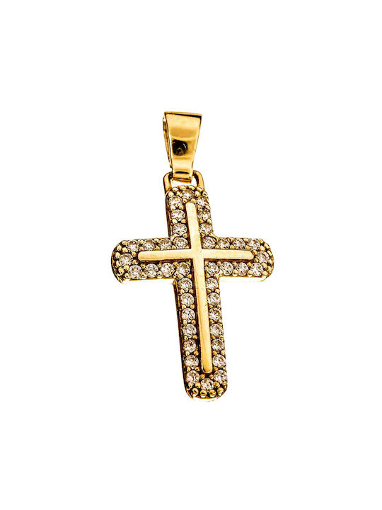 Gatsa Women's Gold Cross 14K