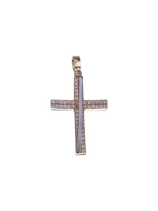 Gatsa Damen Gold Kreuz 14K