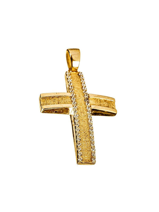 Gatsa Women's Gold Cross 14K