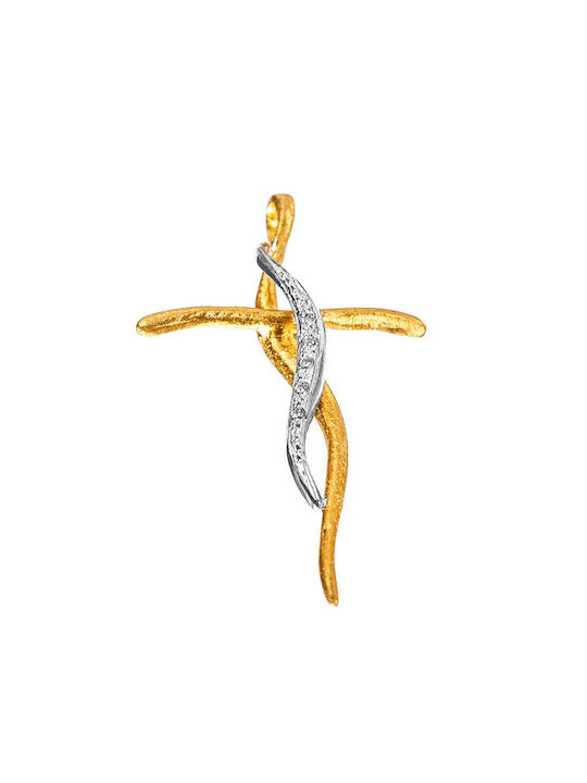 Gatsa Women's Gold Cross 14K