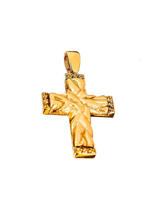 Gatsa Women's Gold Cross 14K