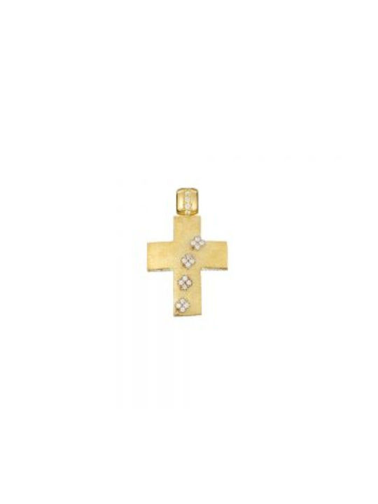 Gatsa Women's Gold Cross 14K