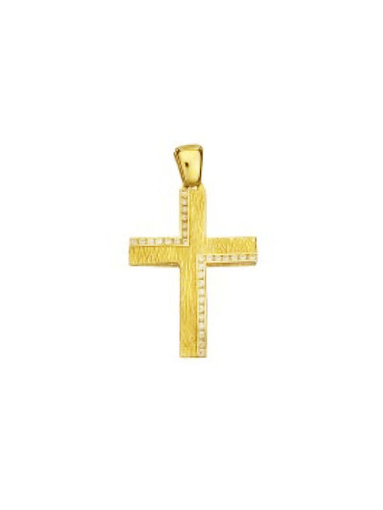 Gatsa Damen Gold Kreuz 14K