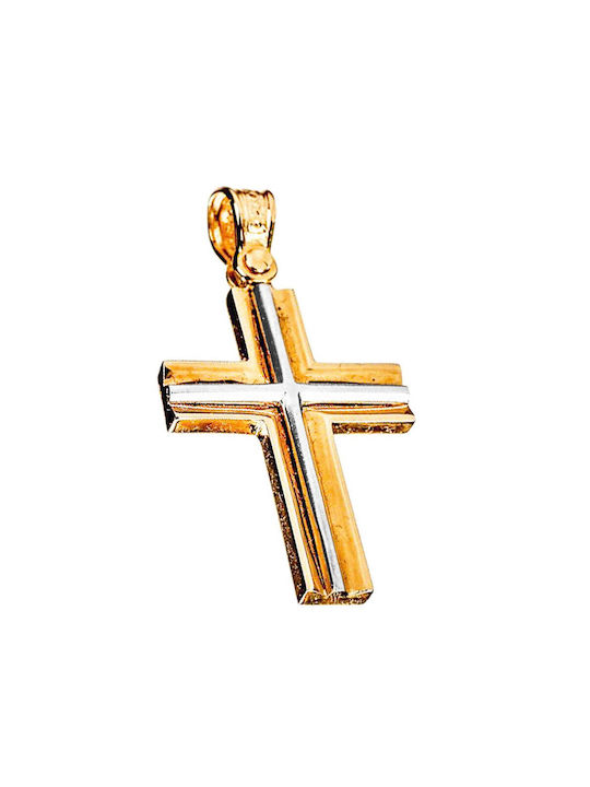 Gatsa Herren Gold Kreuz 14K