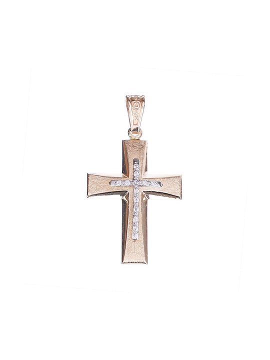 Gatsa Damen Gold Kreuz 14K