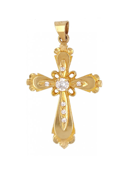 Mertzios.gr Gold Kreuz 14K