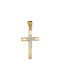 Papoulidis Jewellery Damen Gold Kreuz 14K