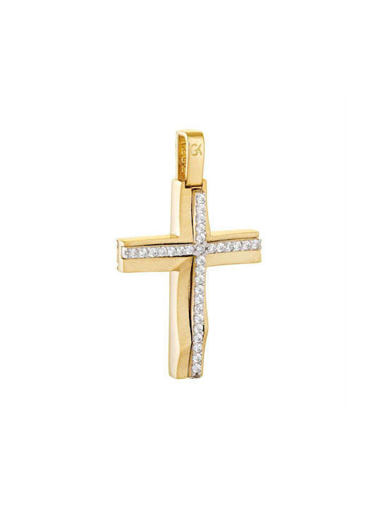 Papoulidis Jewellery Femeiesc Aur Cruce 14K