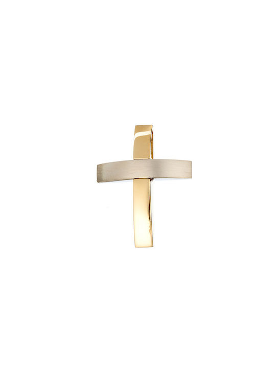 Papoulidis Jewellery Herren Gold Kreuz 14K