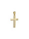 Papoulidis Jewellery Damen Gold Kreuz 14K mit Kette