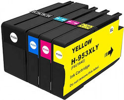 Premium HP-953XLSET Συμβατό Πακέτο HP Πολλαπλό (Color) / Μαύρο