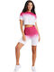 Schulung Frauen Fahrrad Leggings Rosa